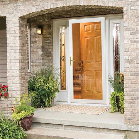 These exterior doors are meant to protect. . Best storm doors